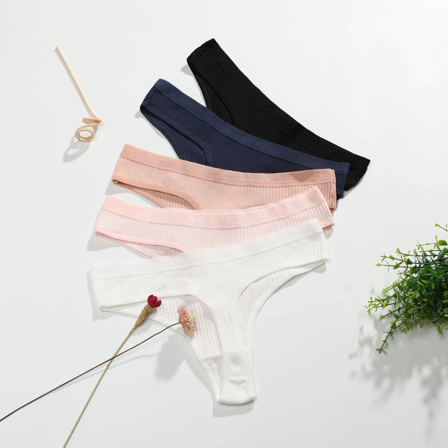 10 unids/set de nueva ropa interior tipo Tanga para mujer, ropa interior de hilo de algodón, pantalones deportivos sexis a la moda, ropa interior, Tanga suave y cómoda - lobbol