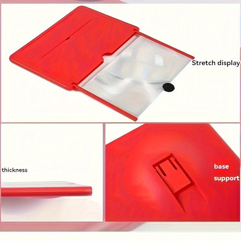 Amplificador de teléfono móvil tridimensional 3D ligero y portátil - lobbol