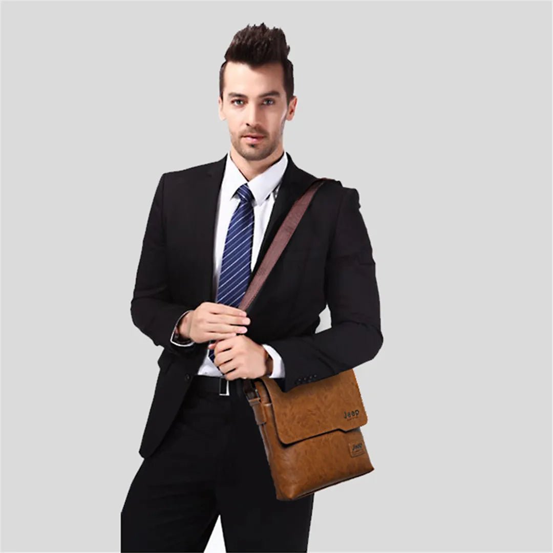 Bandolera informal de negocios de moda para hombre - lobbol