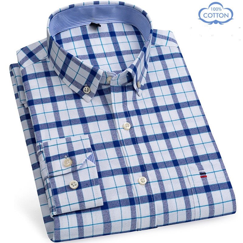 Camisa tipo oxford 100 % algodon - lobbol
