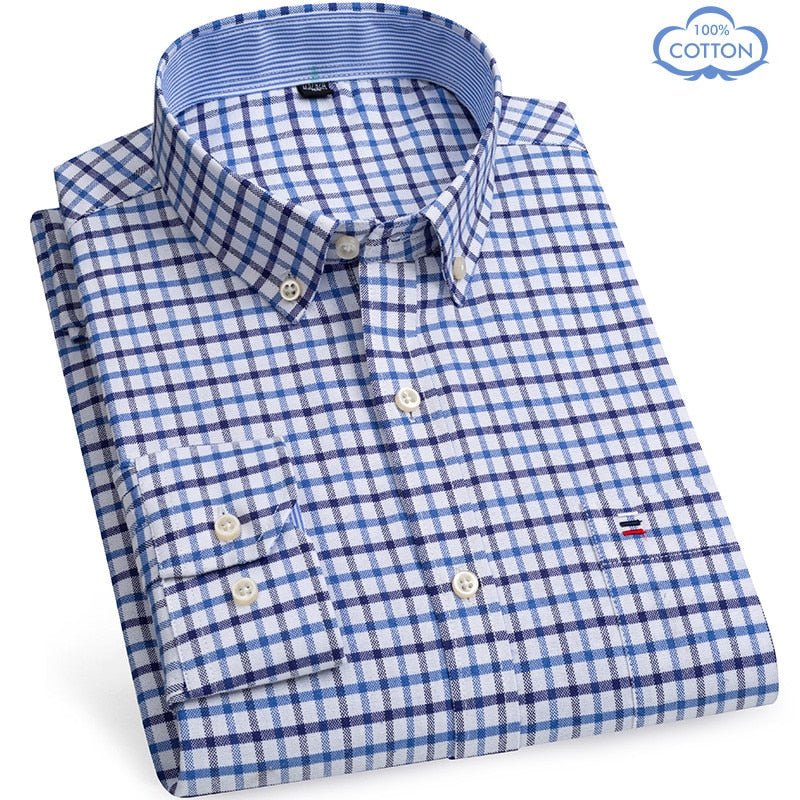 Camisa tipo oxford 100 % algodon - lobbol