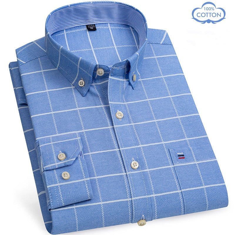 Camisa tipo oxford 100 % algodon - lobbol