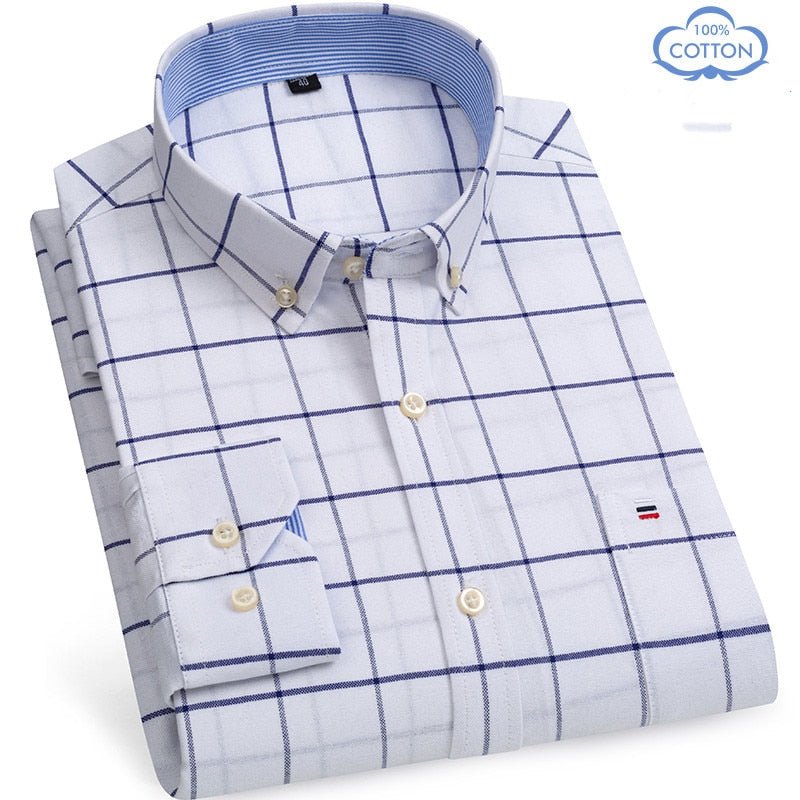 Camisa tipo oxford 100 % algodon - lobbol