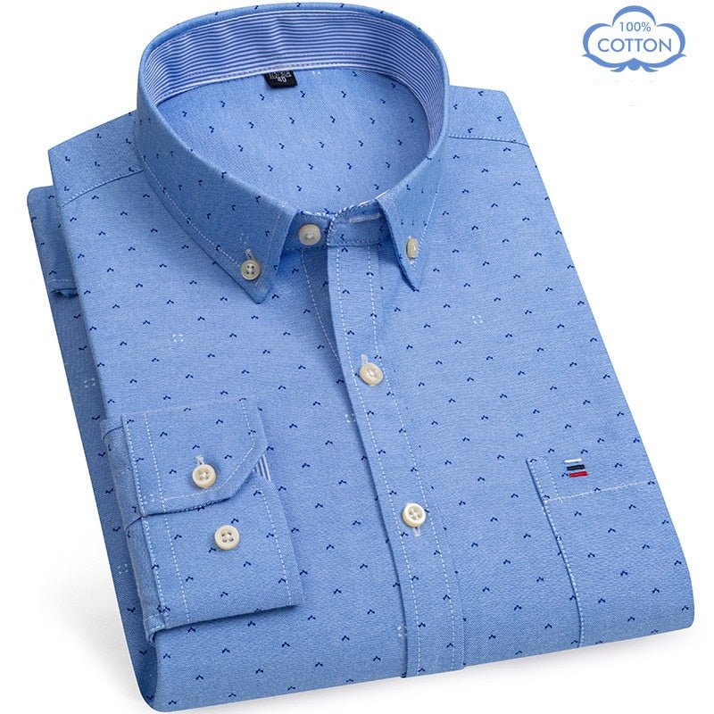 Camisa tipo oxford 100 % algodon - lobbol