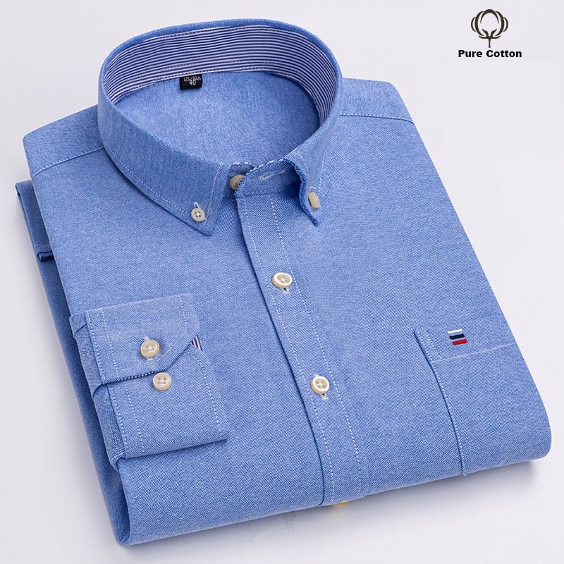 Camisa tipo oxford 100 % algodon - lobbol