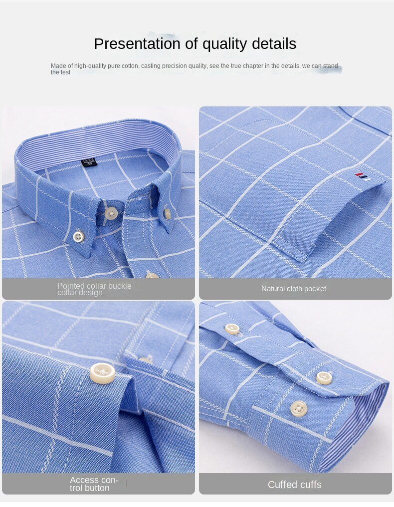 Camisa tipo oxford 100 % algodon - lobbol