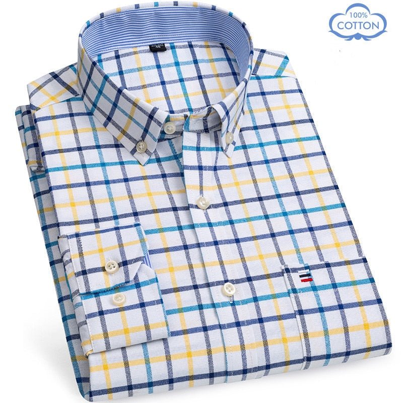 Camisa tipo oxford 100 % algodon - lobbol