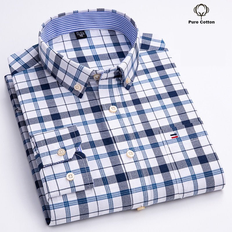 Camisa tipo oxford 100 % algodon - lobbol