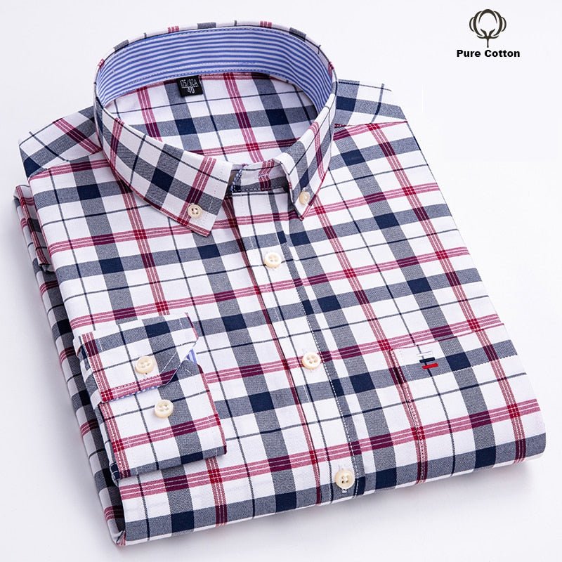 Camisa tipo oxford 100 % algodon - lobbol