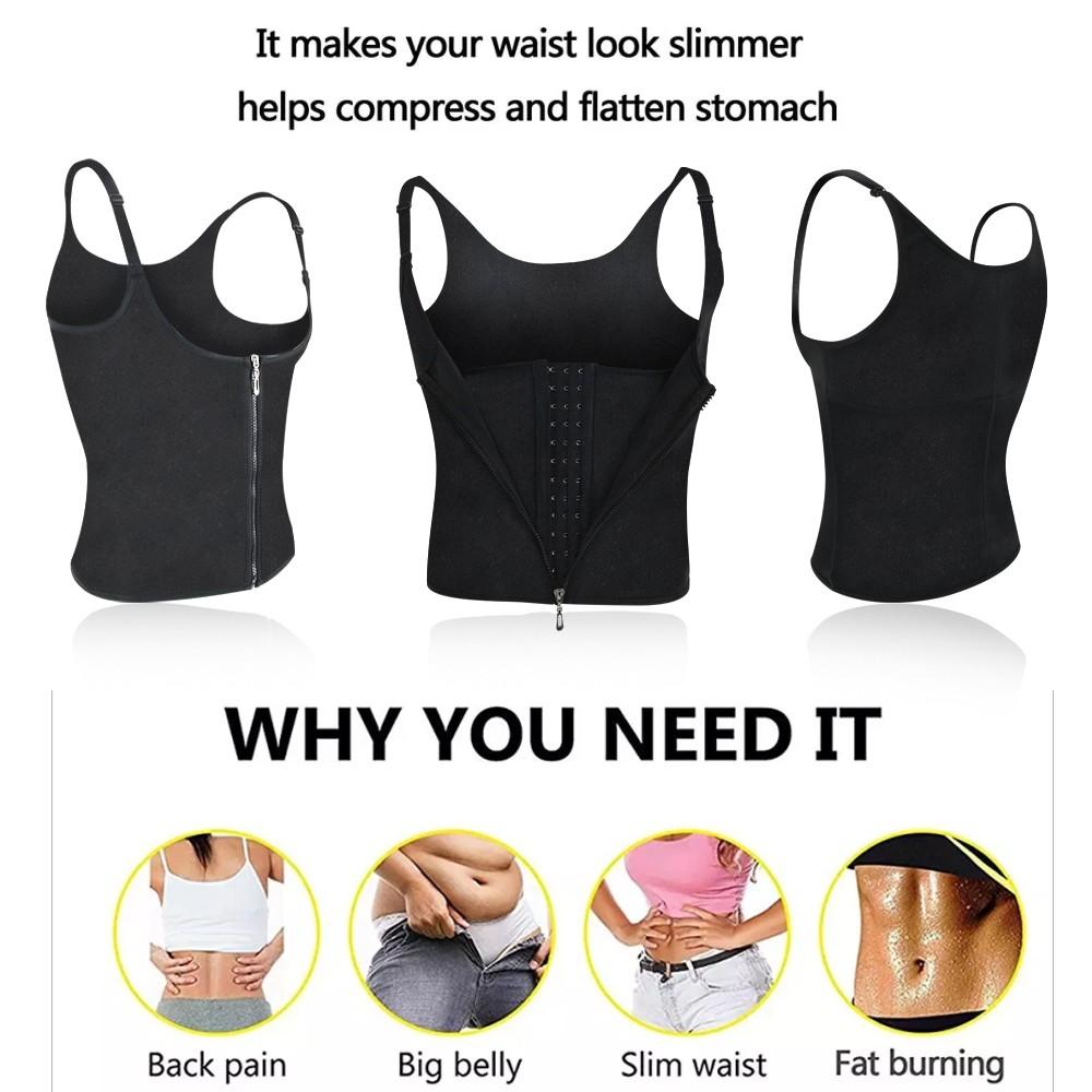 Compression Vest Waist Trainer Corset Straps Tummy Control Shape - lobbol