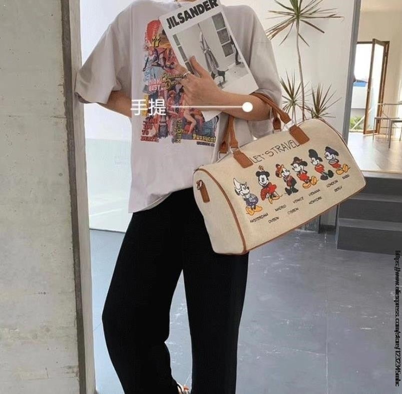 Disney - bandolera Original de Mickey Mouse para Mujer, Alta Capacidad - lobbol