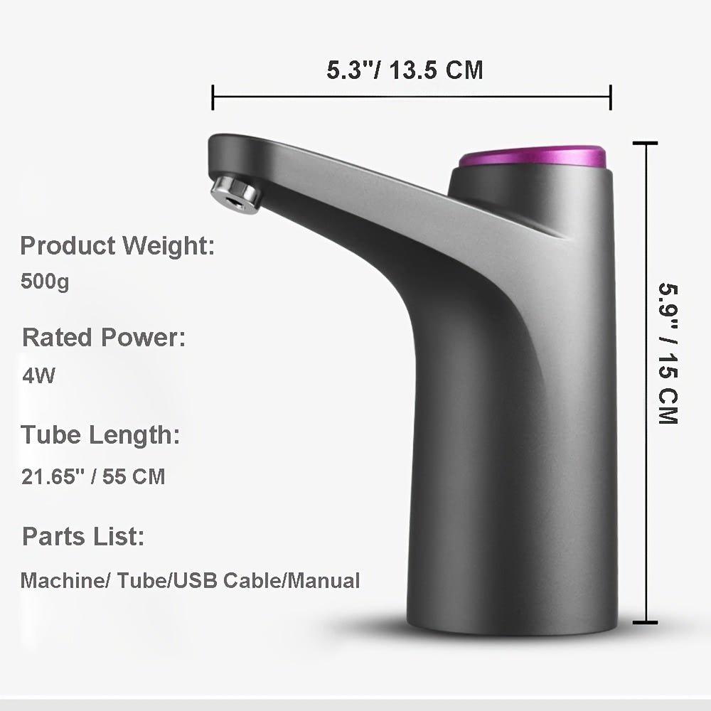 Dispensador de jarra de agua con carga USB - lobbol
