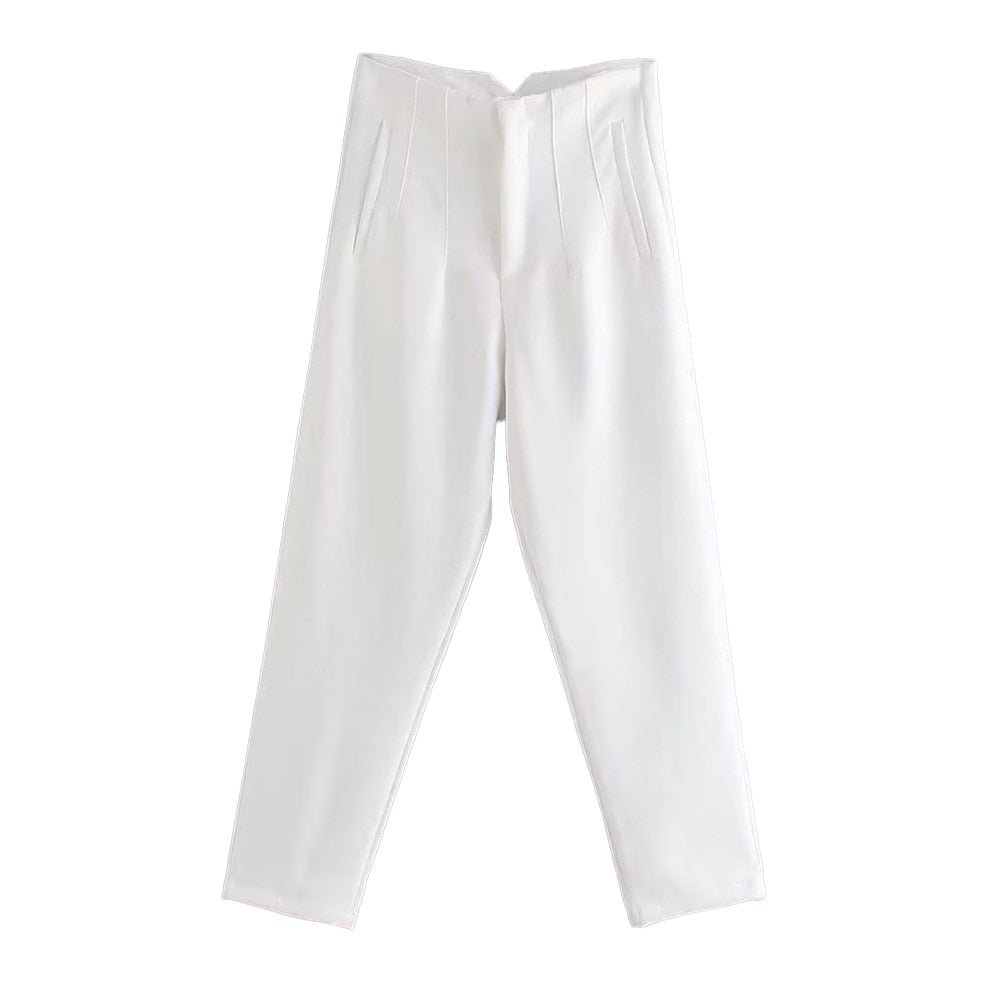 Pantalones de cintura alta - lobbol