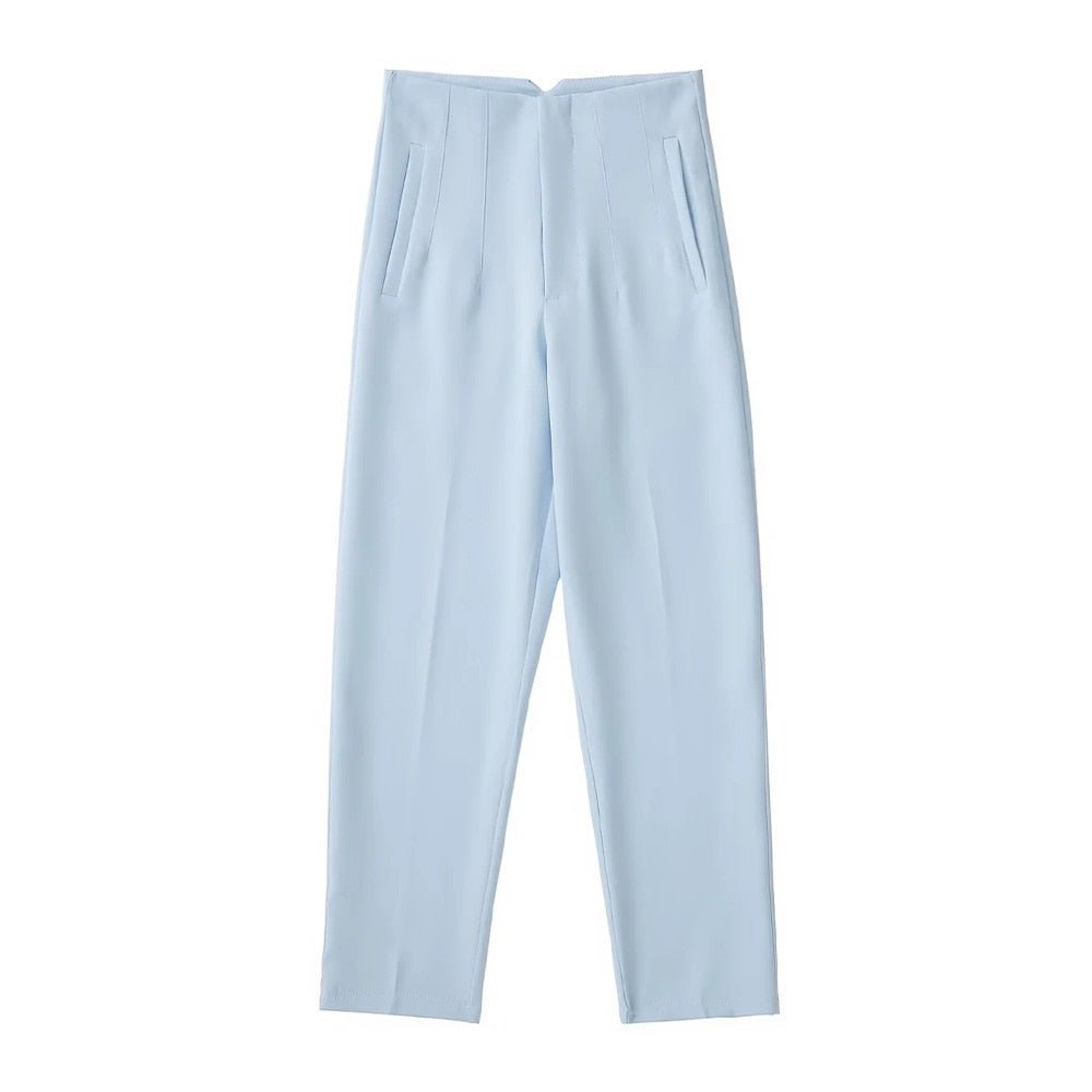 Pantalones de cintura alta - lobbol
