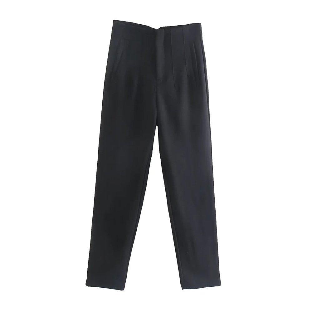 Pantalones de cintura alta - lobbol