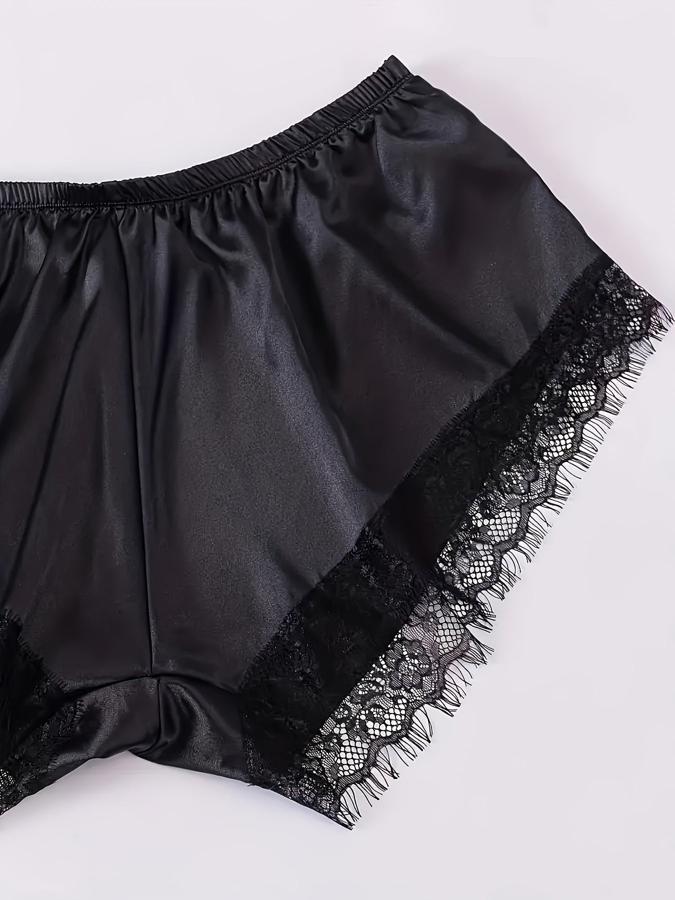 Pijama set con Camisola, bragas y pantalones cortos elásticos - lobbol