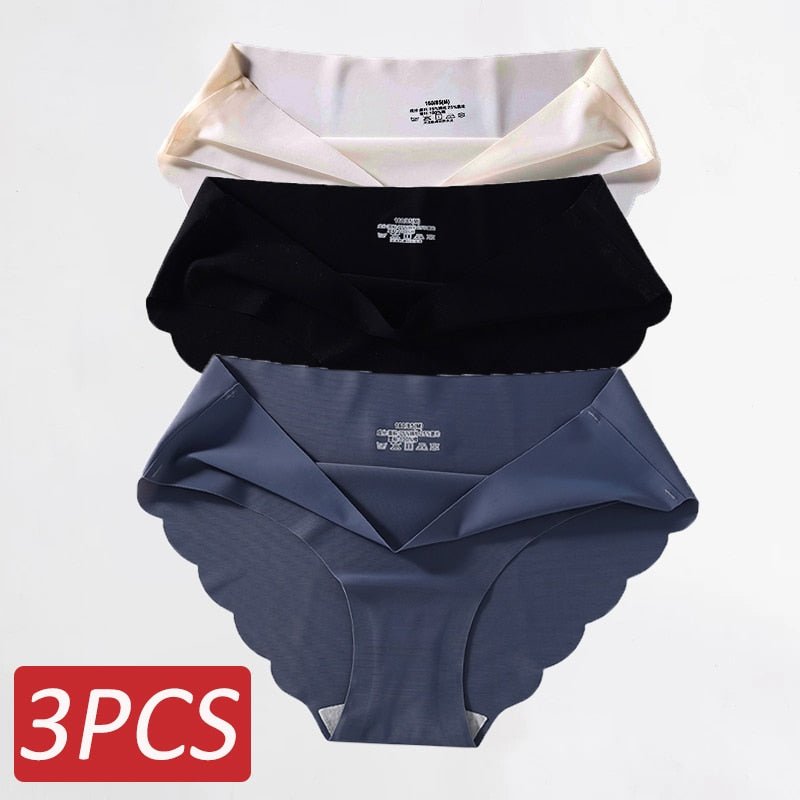 Ropa Interior de Seda Sin Costuras .Set (3 Piezas) - lobbol