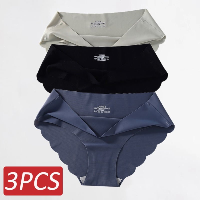 Ropa Interior de Seda Sin Costuras .Set (3 Piezas) - lobbol