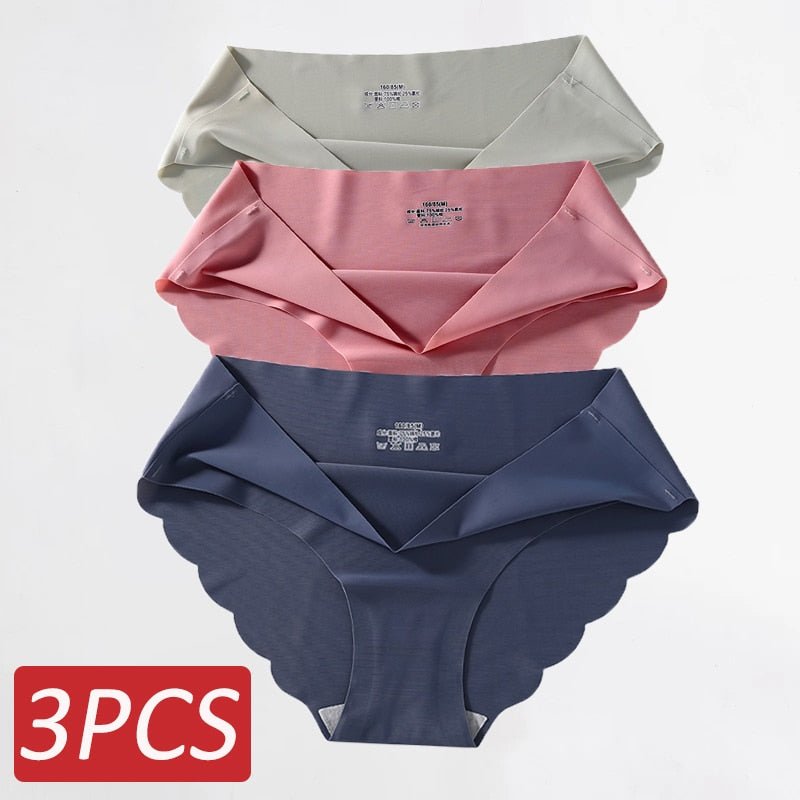 Ropa Interior de Seda Sin Costuras .Set (3 Piezas) - lobbol