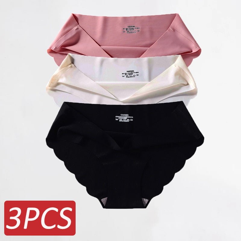 Ropa Interior de Seda Sin Costuras .Set (3 Piezas) - lobbol