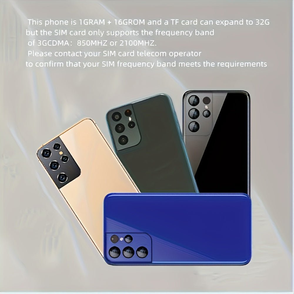 Smartphone 3G Dual SIM de 186,23 cm con 1 GB de RAM + 16 GB con cargador entrada de luz estadounidense - lobbol