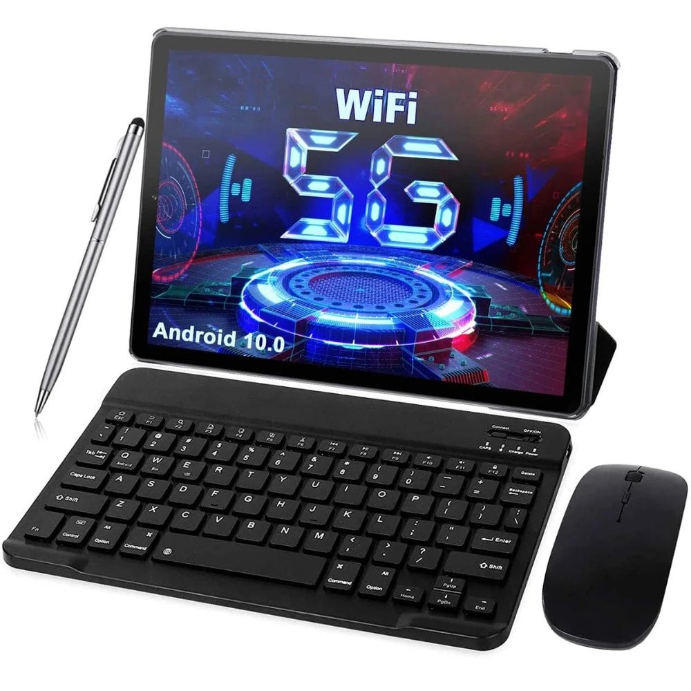 Tablet Manufacturer Android 10 Wifi 10.1 Inch 2gb 32gb Ips Touch Screen Quad Core Smart 10" Tablet Pc With Keyboard - lobbol