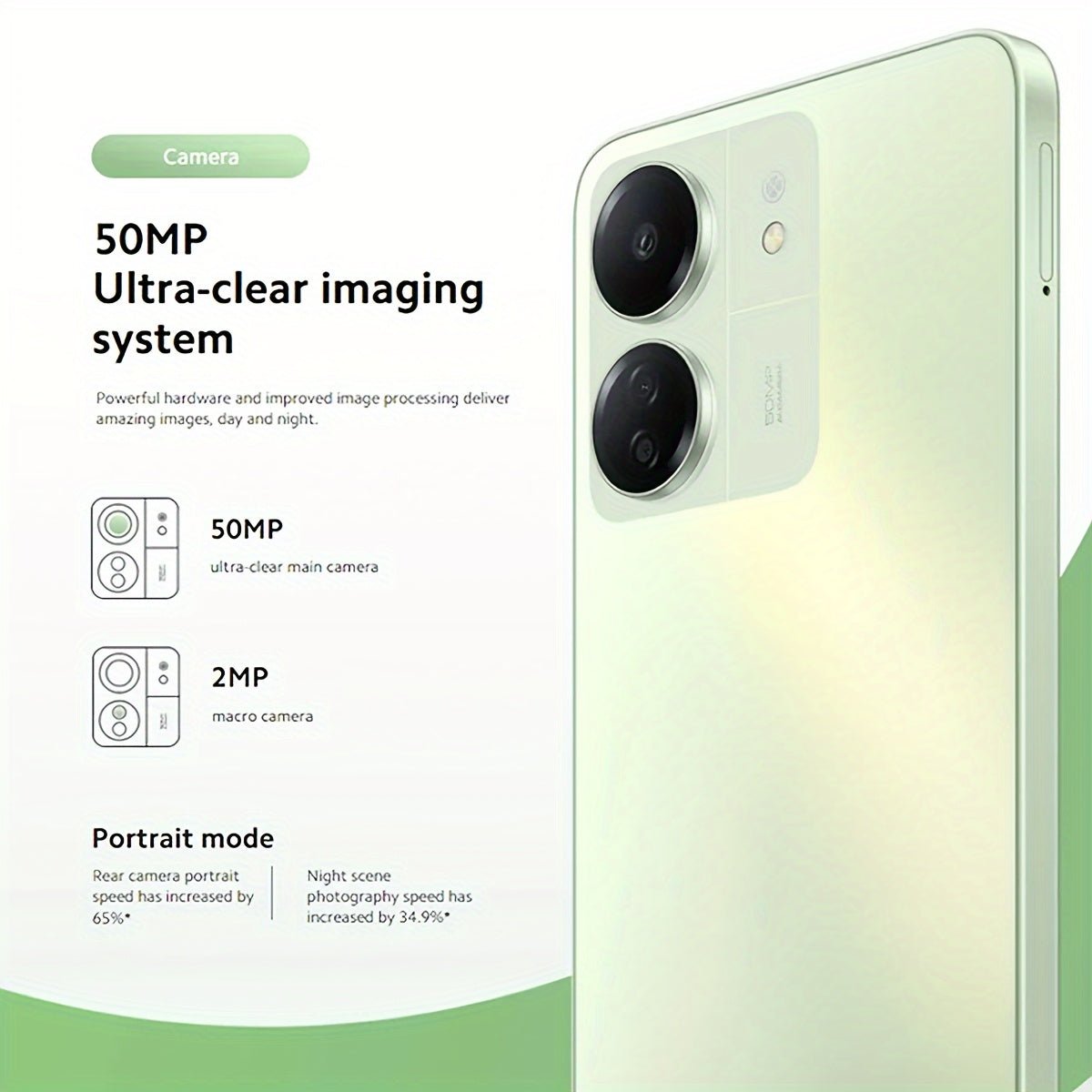 Xiaomi Redmi 13C 4G LTE(4+128G/8+256G) Diferentes Colores - lobbol