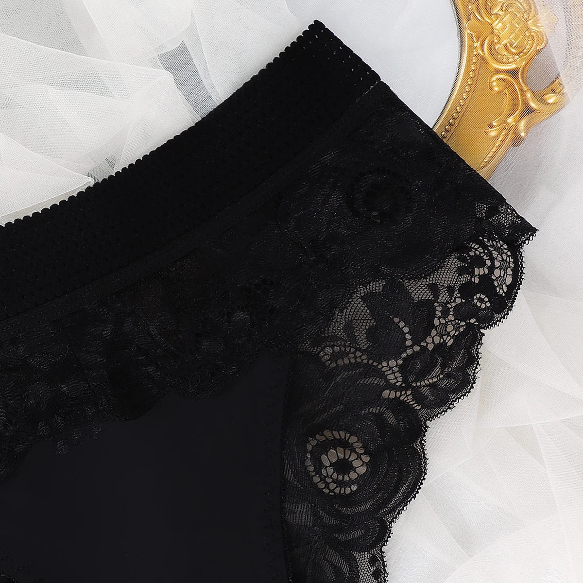 1 Uds. Bragas elegantes de estilo a la moda para mujer, lencería Sexy Floral de cintura baja, calzoncillos femeninos cómodos, gran oferta, calzoncillos para mujer - lobbol