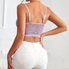 12 Colors Lace Retro Bra With Cups Women's Mesh Bustier Fish Boned Push - Up Sheer Spaghetti Straps Going Out Corset Crop Top - lobbol