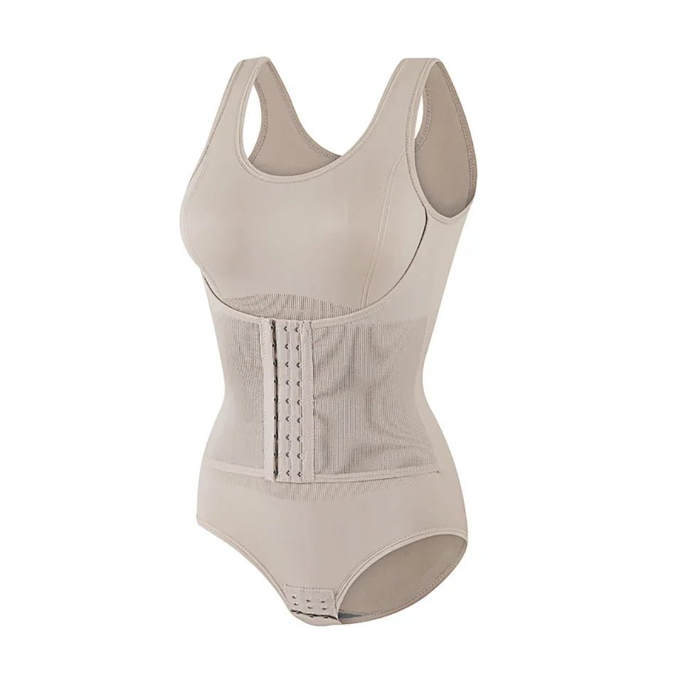 2025 nuevo Body Shapewear con cinturón con cremallera mujeres Control de barriga Fajas Body Shaper cintura entrenador adelgazante Cincher Corset Tops - lobbol