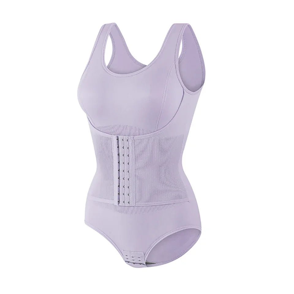 2025 nuevo Body Shapewear con cinturón con cremallera mujeres Control de barriga Fajas Body Shaper cintura entrenador adelgazante Cincher Corset Tops - lobbol