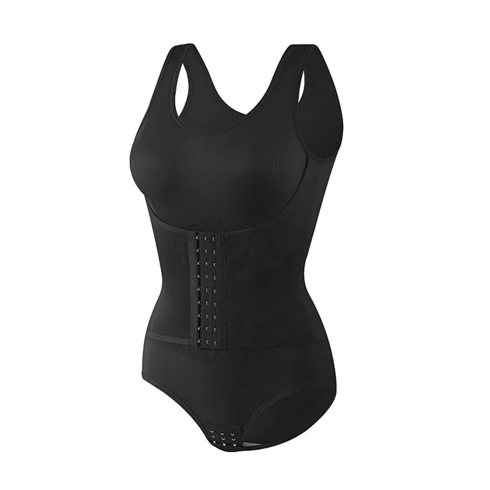 2025 nuevo Body Shapewear con cinturón con cremallera mujeres Control de barriga Fajas Body Shaper cintura entrenador adelgazante Cincher Corset Tops - lobbol