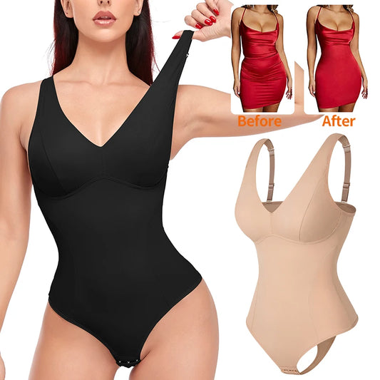 Faja moldeadora de cuerpo para mujer, Tanga, Body Sexy, ropa interior adelgazante, entrenador de cintura, moldeador de cuerpo, corsé con correa de modelado