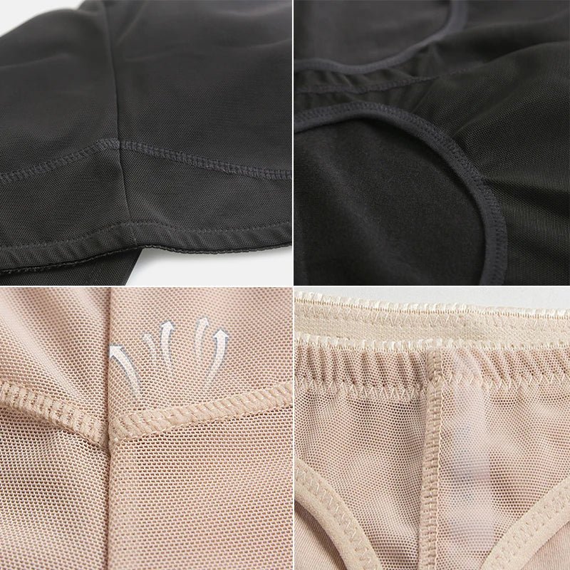 Aishang levantador de glúteos, bragas moldeadoras, pantalones cortos, ropa interior para levantamiento de glúteos, bragas moldeadoras de cuerpo para mujer, bragas de realce de glúteos abiertas en la cadera - lobbol