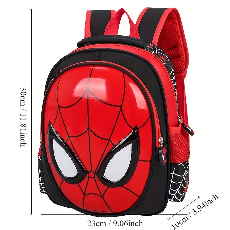 Authorized 1pc Children's Backpack, Spider Man Cartoon Theme Student Backpack, School Student Travel Backpack - lobbol