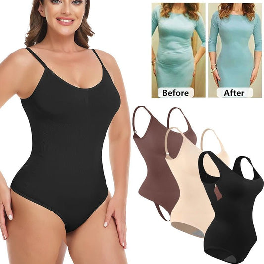 Body moldeador para mujer, ropa interior adelgazante, Mono de cuello bajo, Control de barriga, levantador de glúteos, moldeador de cuerpo suave e Invisible - lobbol
