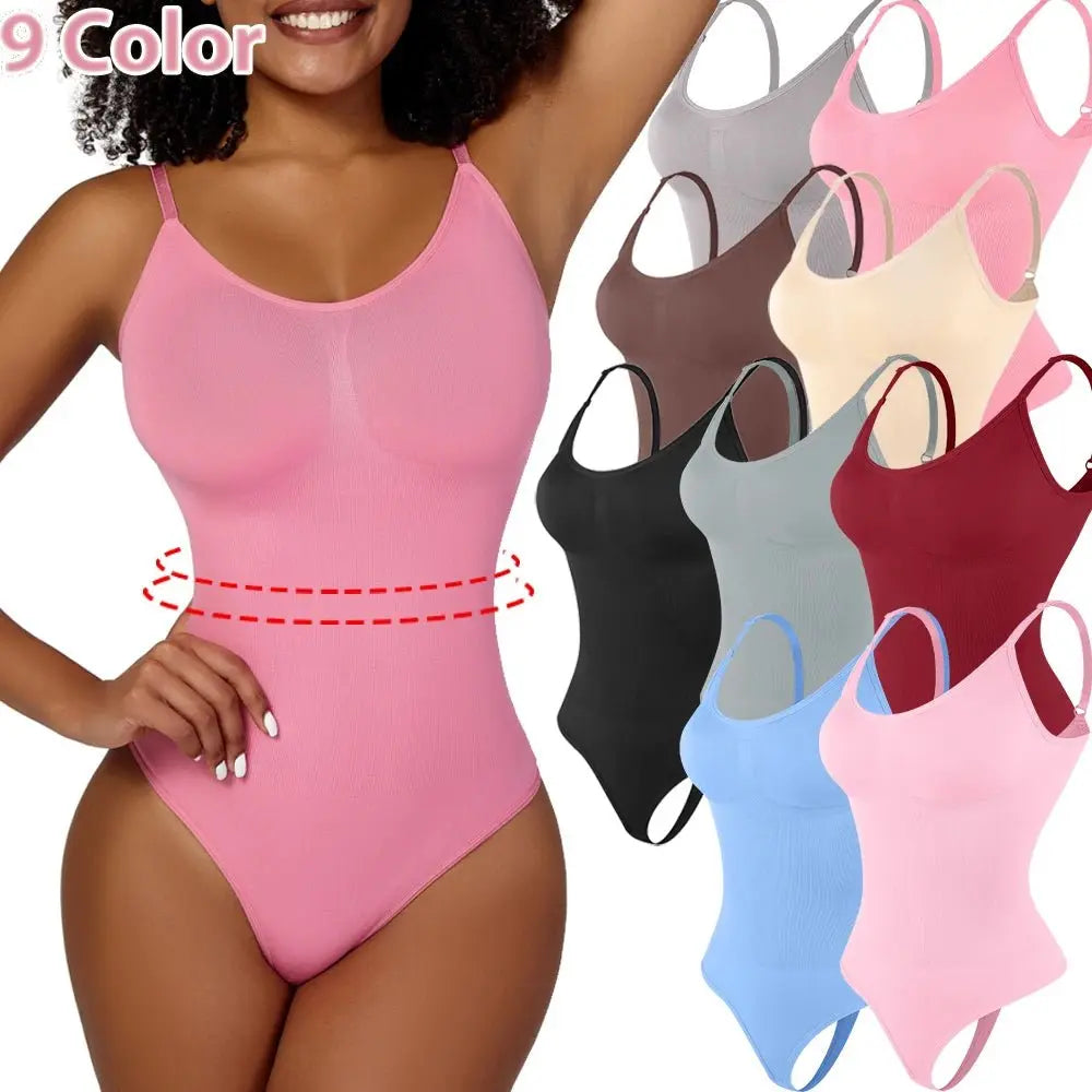 Body moldeador para mujer, ropa interior adelgazante, Mono de cuello bajo, Control de barriga, levantador de glúteos, moldeador de cuerpo suave e Invisible - lobbol