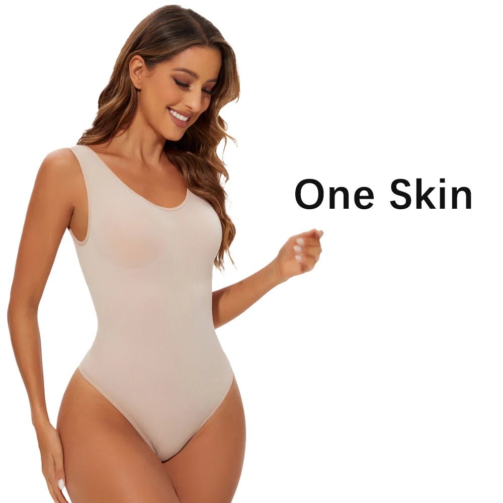 Body moldeador sin costuras para mujer, moldeador de cuerpo, Tanga, moldeador de cuerpo, esculpido de pecho, adelgazante, correas anchas para los hombros, nuevo - lobbol