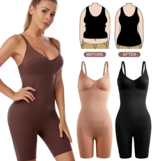 Body moldeador sólido sin costuras, moldeador de cuerpo más delgado para levantamiento de glúteos y Control de barriga, ropa interior y ropa moldeadora para mujer - lobbol