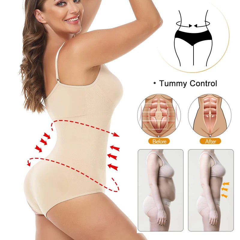 Body para esculpir para mujer, de cuerpo completo moldeador, entrenador de cintura adelgazante, corsé, camisola, ropa interior moldeadora, leotardos - lobbol