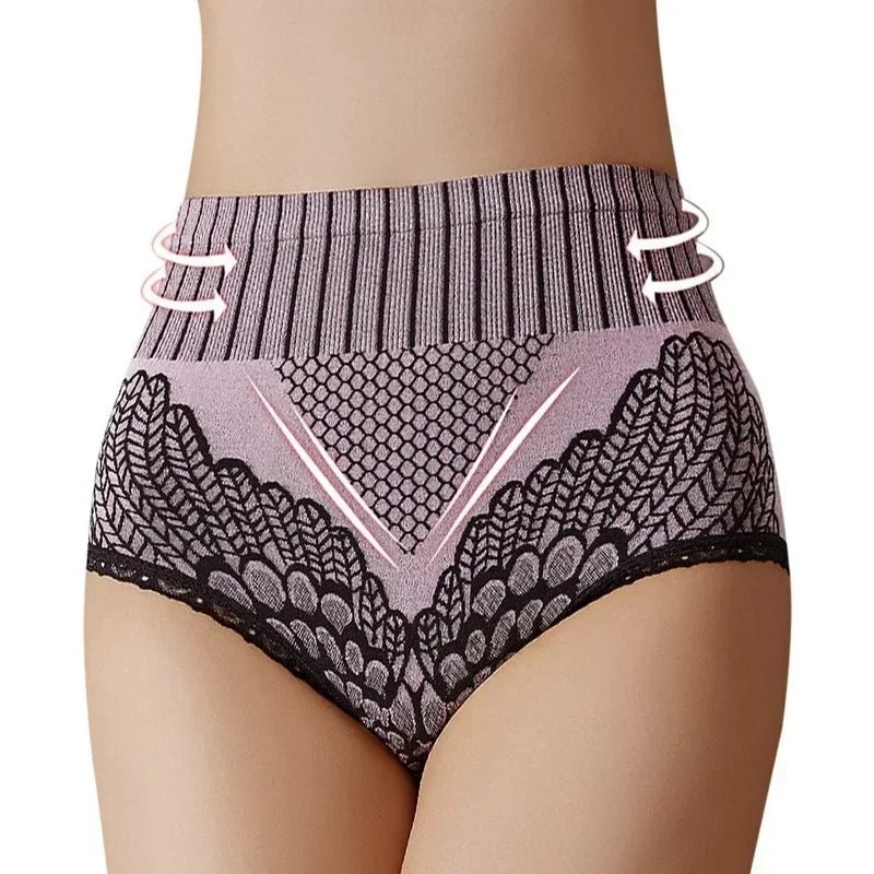 Bragas sin costuras para mujer, ropa interior femenina de cintura alta, bragas de realce de cadera, ropa interior transpirable, lencería Sexy, moldeador de cuerpo - lobbol