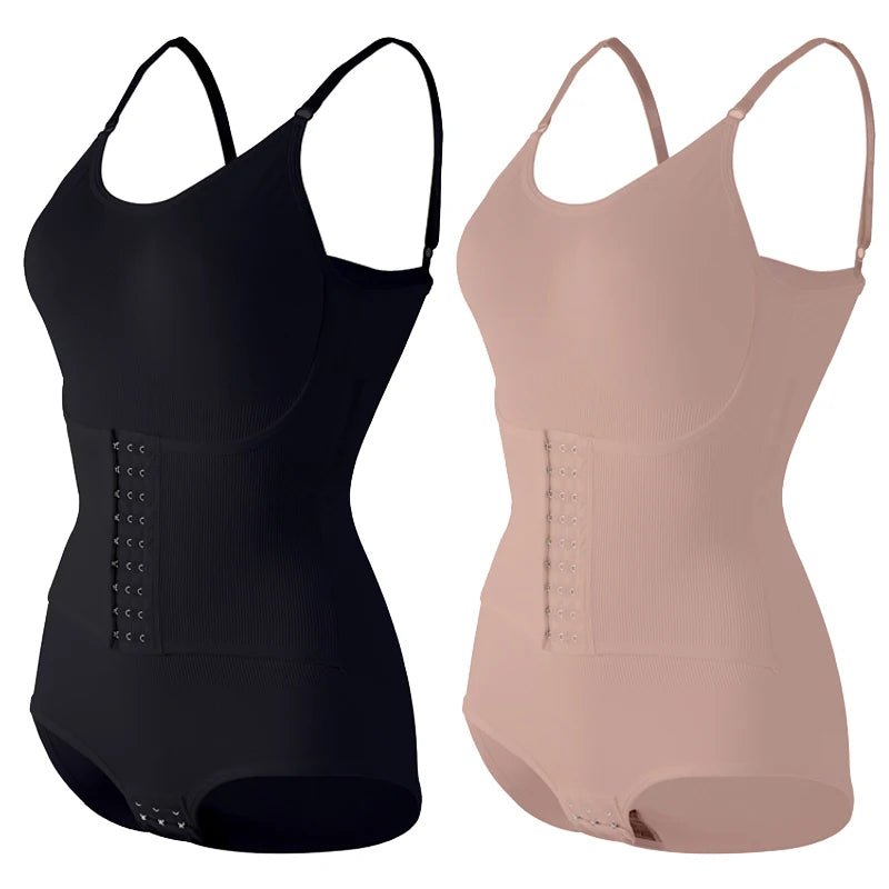 Entrenador de cintura Sexy con ganchos para mujer, ropa moldeadora sin costuras, adelgazante, levantador de glúteos, mono con entrepierna abierta, ropa interior elástica alta - lobbol