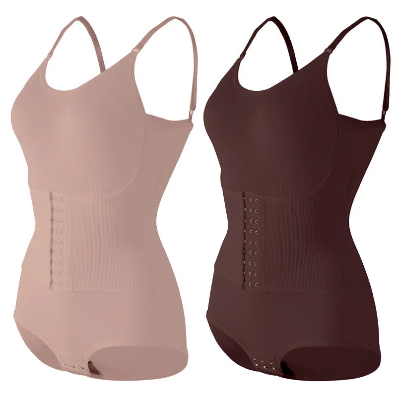 Entrenador de cintura Sexy con ganchos para mujer, ropa moldeadora sin costuras, adelgazante, levantador de glúteos, mono con entrepierna abierta, ropa interior elástica alta - lobbol