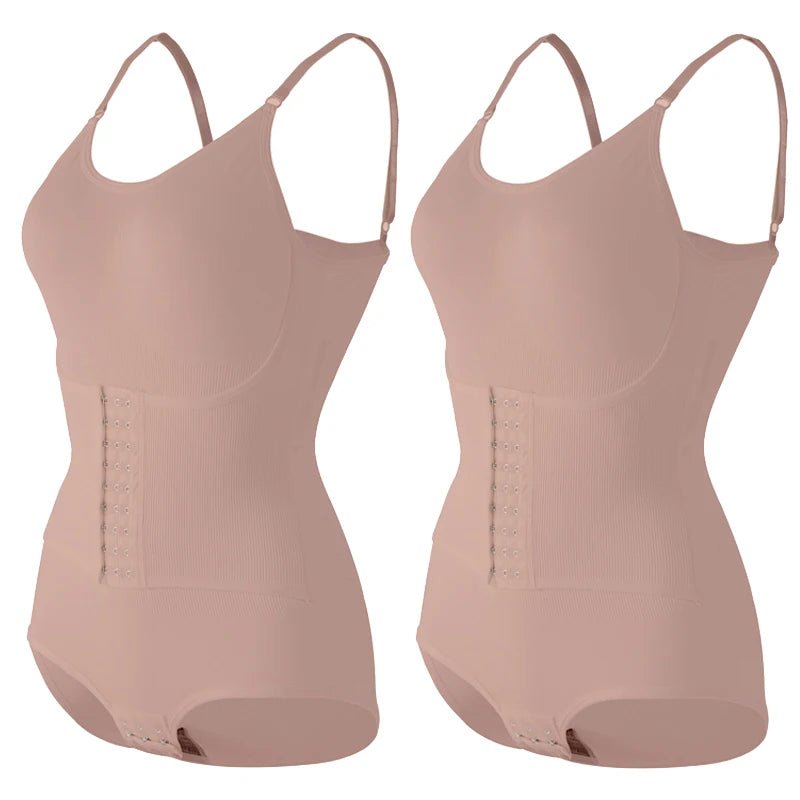 Entrenador de cintura Sexy con ganchos para mujer, ropa moldeadora sin costuras, adelgazante, levantador de glúteos, mono con entrepierna abierta, ropa interior elástica alta - lobbol