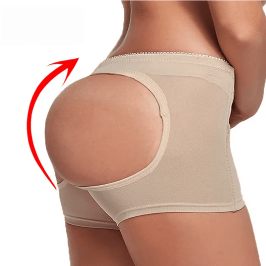 Mujeres levantador de glúteos moldeador de cuerpo bragas pantalones cortos Booty Lift ropa interior calzoncillos Sexy culo Push Up Panty glúteos cadera abierta Booty Shapewear - lobbol