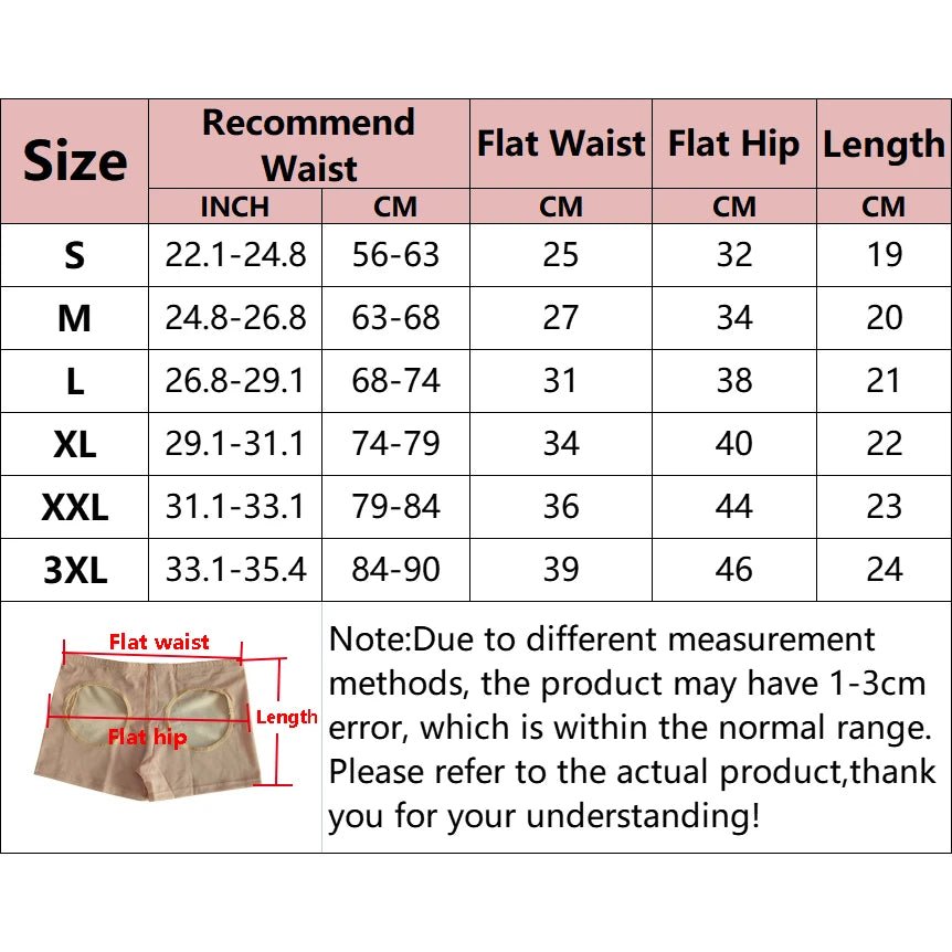 Mujeres levantador de glúteos moldeador de cuerpo bragas pantalones cortos Booty Lift ropa interior calzoncillos Sexy culo Push Up Panty glúteos cadera abierta Booty Shapewear - lobbol