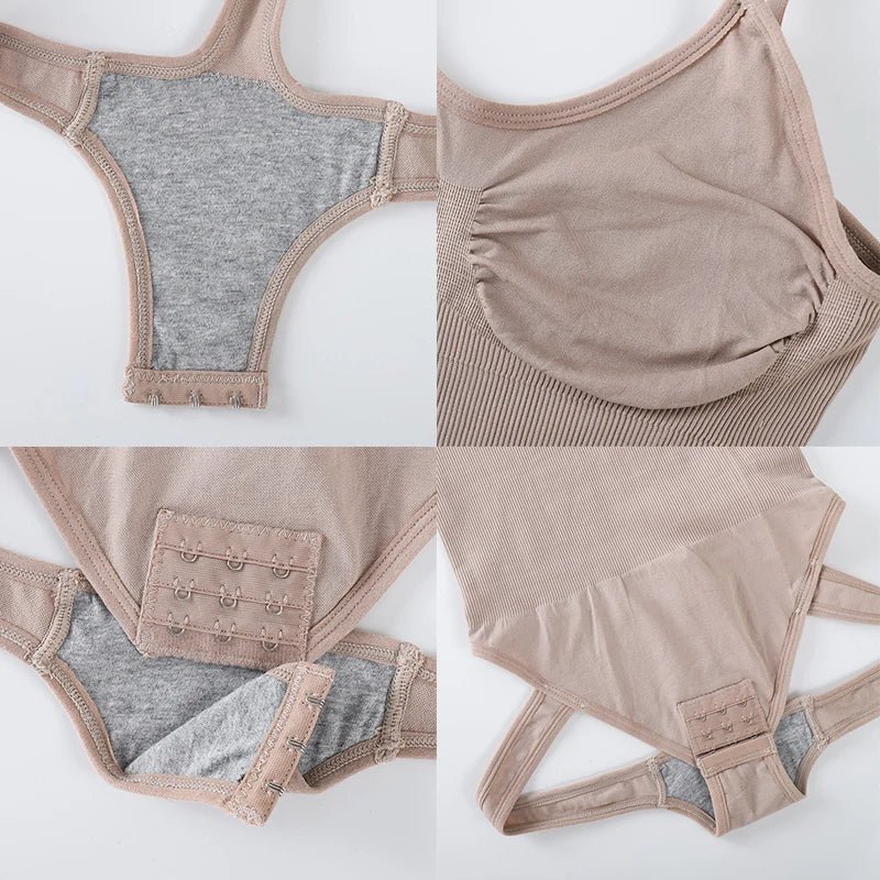 Nueva ropa moldeadora sin costuras para adelgazar, tangas moldeadoras de cuerpo, entrenador de cintura, moldeador de cuerpo, esculpido de pecho, ropa interior superior para mujer - lobbol