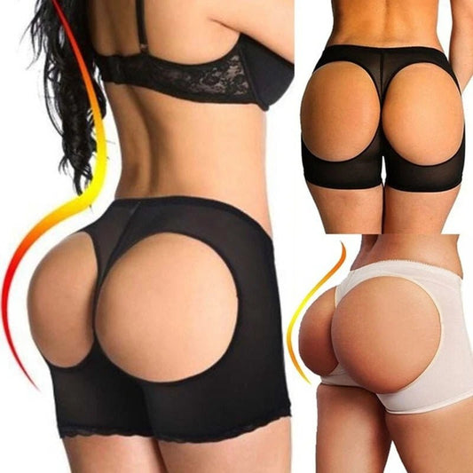 Ropa moldeadora de cadera para mujer, bragas levantadoras de glúteos con Control de barriga, moldeador de cuerpo hueco, ropa interior ajustada y adelgazante de cintura alta - lobbol