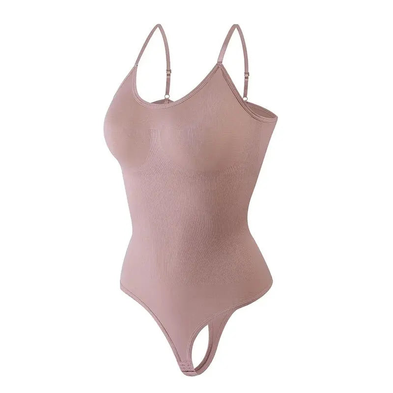 Shapewear Body Tanga Fajas Colombianas Body Shaper mujeres sin costuras Control de barriga adelgazante vaina vientre plano para ropa interior - lobbol