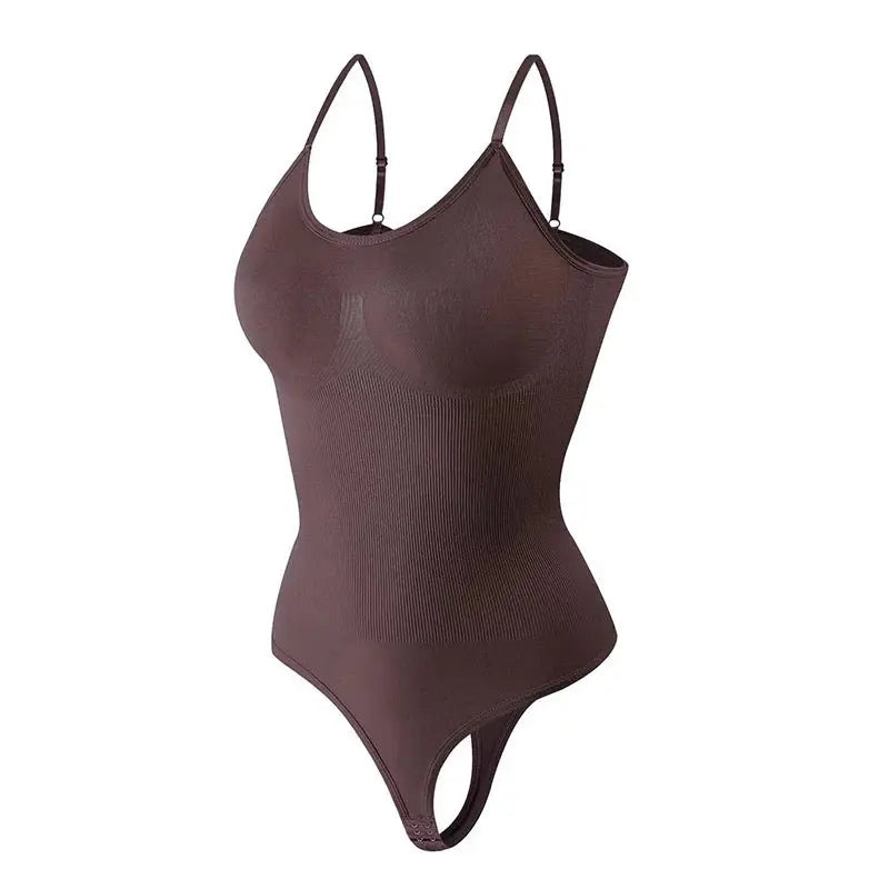Shapewear Body Tanga Fajas Colombianas Body Shaper mujeres sin costuras Control de barriga adelgazante vaina vientre plano para ropa interior - lobbol